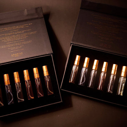 Arabian971™ – Cofanetto Campioni Fragranze Premium (30 ml) – 6 Tester Premium da 5 ml